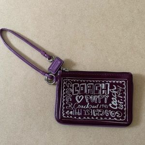 Coach Poppy Wristlet